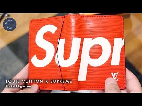 Louis Vuitton x Supreme Pocket Organizer: Men's FW17